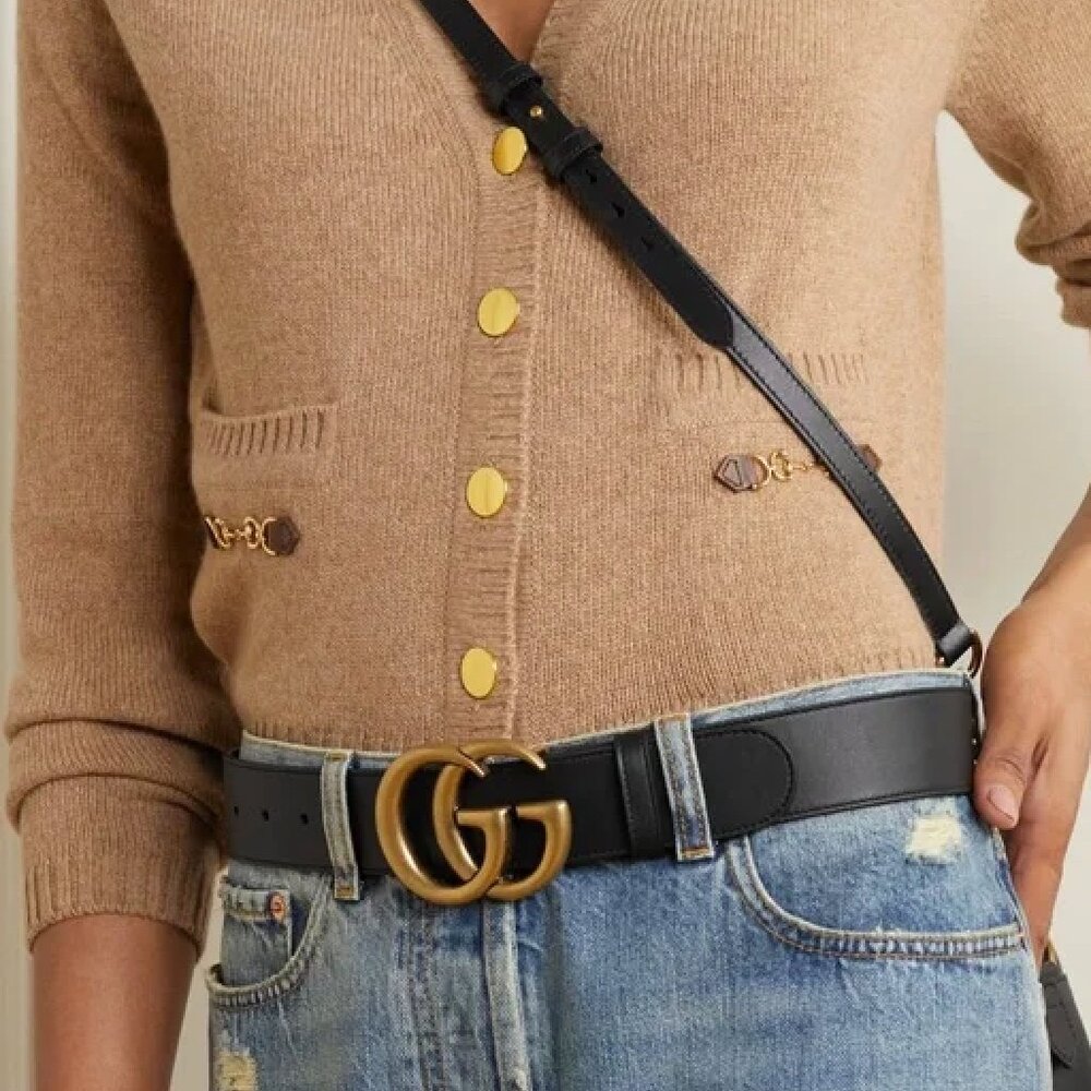 GUCCI Marmont Wide Belt